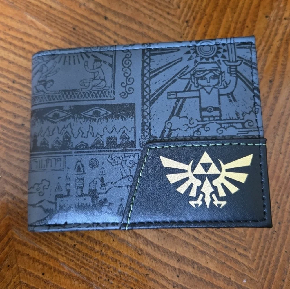New Nintendo Zelda Anime Manga Leather Wallet